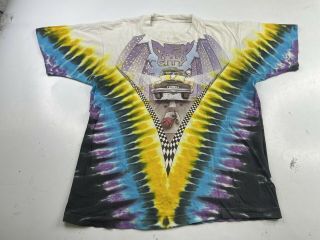 Grateful Dead Shirt T Shirt Vintage 1990 York City Msg Taxi Tie Dye Gdm,  Inc