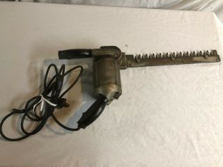 Vintage Garden Tools - 2 Hedge Clippers,  Electric And Hand