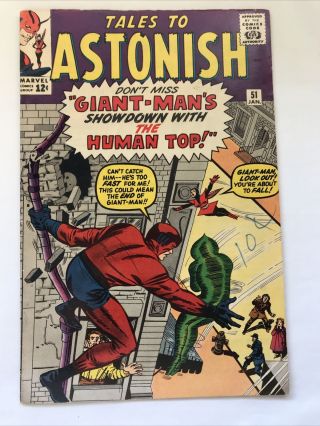 Tales To Astonish 51 Early Giant - Man The Human Top See Photos Yellow Pages