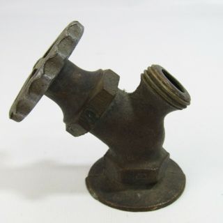 Vintage Cast Iron Spigot Outdoor Garden Faucet Valve Steampunk Antique Knob