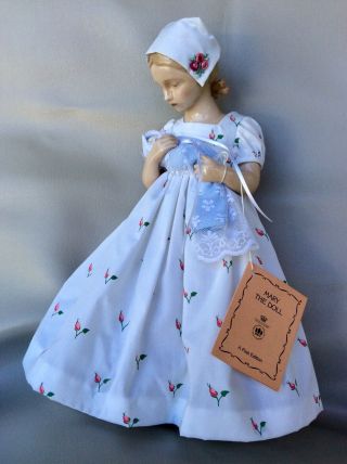 Vtg 1983 Bing & Grondahl 1st Edition Porcelain Doll Of The Year “mary The Doll”