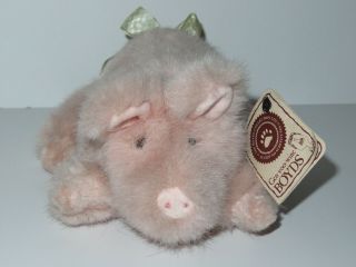 Boyds Bears J.  B.  Bean & Associates Hamlet 55360 Pig Pink Plush 7 " Stuffed Animal