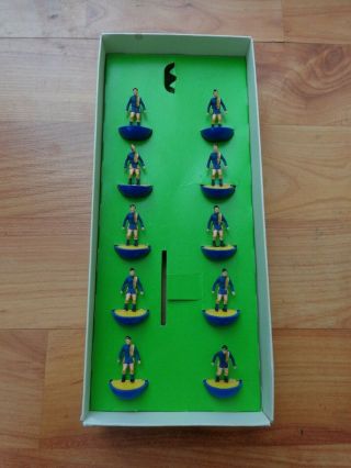 VINTAGE SUBBUTEO HW HEAVYWEIGHT REF 205 CARDIFF CITY COMPLETE TEAM BOXED 2
