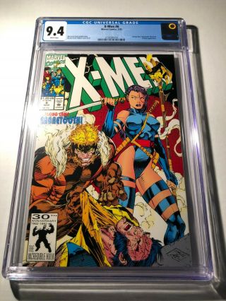 X - Men 6 (3/92) Cgc Graded Comic Book 9.  4 Nm Jim Lee Art Sabretooth Omega Red