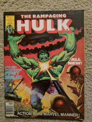 The Rampaging Hulk Magazines 1 - 9 The Hulk Magazines 10 - 14 Marvel