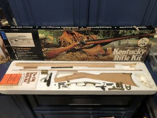 Vintage Cva Kentucky Rifle Kit Stock Assembly Parts Only Kit Nos