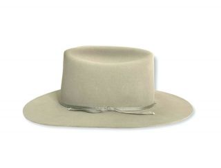 Vtg Resistol Western Hat 7 3/8 Cowboy Open Road Fedora Beaver 25 Ranch Wear Work