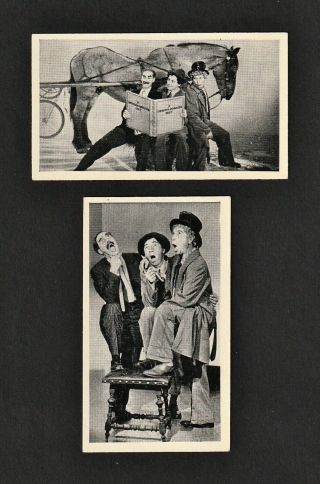 The Marx Brothers: Day At The Races,  1: Uk Tobacco Cigarette Card Pair 1940