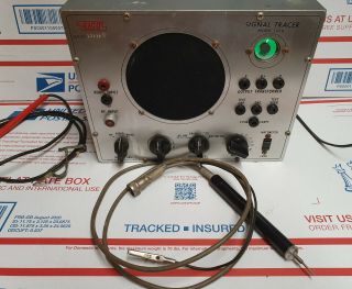 Vintage Eico Signal Tracer Model 147a With Leads