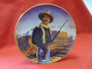 Franklin,  Collectors Plate - John Wayne - Hero Of The West