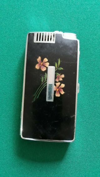 Vintage Ronson Enamel Cigarette Case With Lighter
