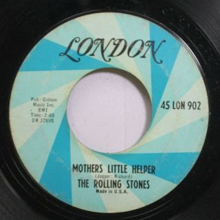 Rock 45 The Rolling Stones - Mothers Little Helper / Lady Jane On London