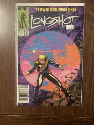 1985 Marvel Longshot 1 Mini Series Comic - 1st Appearance X - Men Spiking Hot