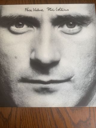 Phil Collins ‎– Face Value (1981 Vinyl Lp) In Really Exc All Over