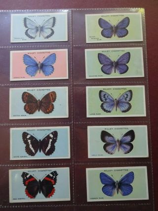 British Butterflies Issued 1927 By Wills Set 50