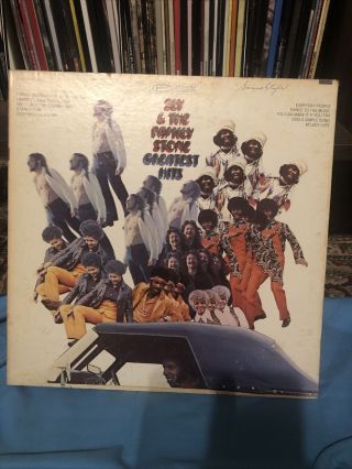 Sly And The Family Stone Greatest Hits 1970 Lp Vinyl Gatefold Epic Ke 30325 Vg,