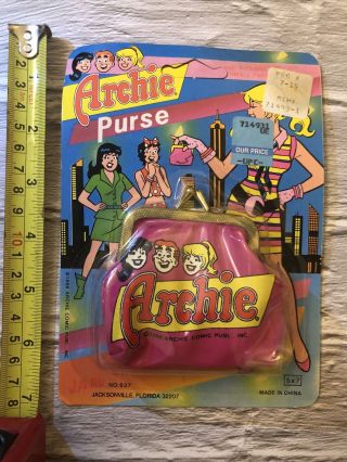 Vintage 1986 Archie Comics Coin Purse Ja - Ru - 637