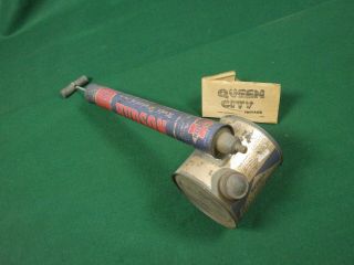 Vintage Hudson Garden Sprayer/spray Duster 1950s 60s Galvanized Metal Drum