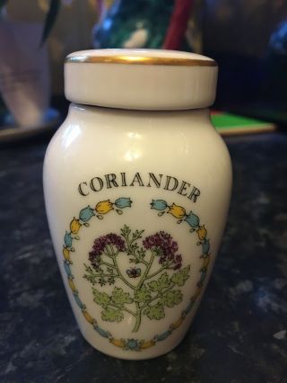 Coriander Franklin Gloria Concepts ‘85 Fine Porcelain Mini Spice Jar W/seal