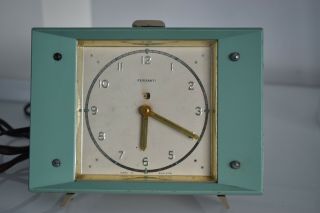 Vintage Ferranti Electric Mantle Alarm Clock In Order Made In England