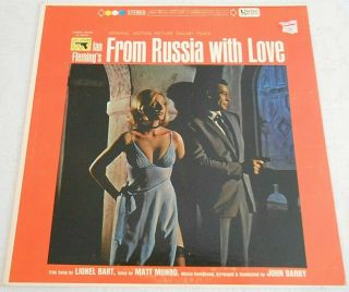 From Russia With Love Soundtrack Lp Rare Unknown Capitol Stereo Sw - 90837 Nm Bond