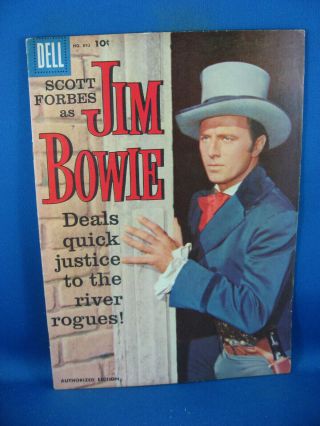 Four Color 893 Jim Bowie F Vf Photo Cover 1958
