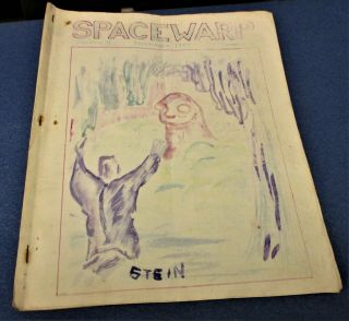 Spacewarp 8 Art Rapp Sf Fanzine Nov.  1947