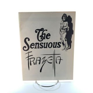 The Sensuous Frazetta Rare Vhtf Frank Frazetta Loose Leaf Fanzine Art Portfolio