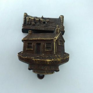 Vintage Brass Lands End Door Knocker - The First And Last House In England