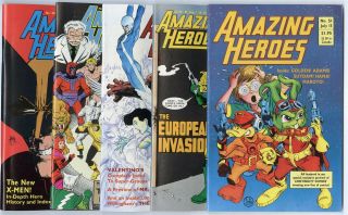 Heroes 51 - 60 Complete Run Avg.  Nm 9.  4 White Pages Redbeard 1984