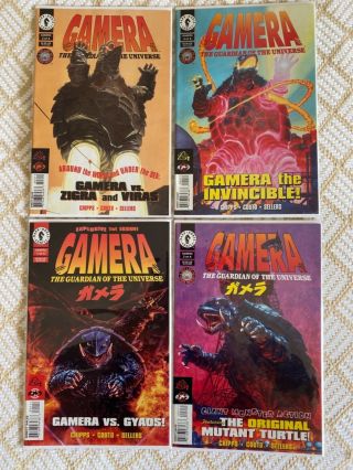 Gamera Guardian Of The Universe 1 - 4 Set 1 2 3 4 Dark Horse Comics