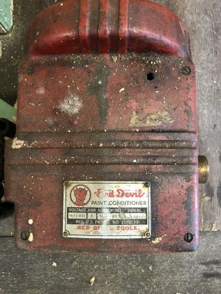 Vintage Red Devil Paint Conditioner Shaker Model 30