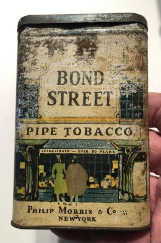Bond Street Tobacco Tin,  Vintage