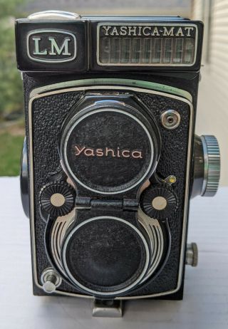 Vintage Yashica Mat Lm Twin Lens Reflex Camera