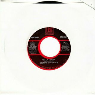 Dionne Warwick - Walk On By/never Fall In Love Again - Reissue 45 -