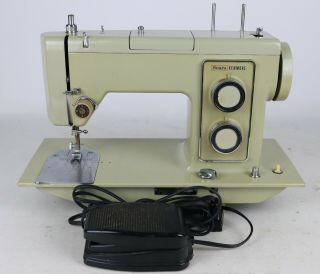 Vintage Sears Kenmore Model 158.  15040 Domestic Sewing Machine W/ Pedal -