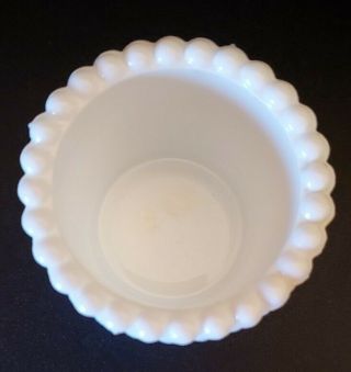 Vintage White Votive Milk Glass 2