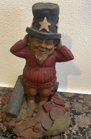 Vintage 1985 Tom Clark Uncle Sam Sammy Gnome 20 Collectible Figure