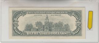 1990 (E) $100 One Hundred Dollar Bill Federal Reserve Note Richmond Vintage 2