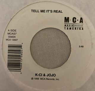 K - Ci & Jojo All My Life 7” Tell Me It 