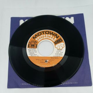 1970 Four Tops 45rpm 7” Motown “still Water (love) ”\ All In The Game Nm
