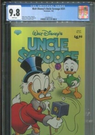 Walt Disney’s Uncle Scrooge 331 Don Rosa Barks Best Cgc Grade Near Mint/mint 9.  8