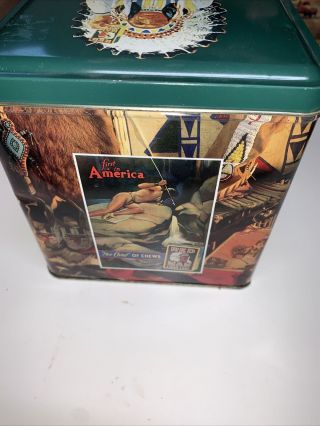 Vintage 1990 Red Man Tobacco Tin Limited Edition