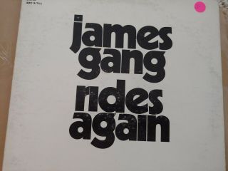 The James Gang Rides Again Lp 1970 On Abc In Vg,  Cover Vg