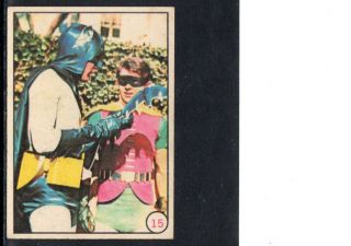 1966 Batman Card,  Bat Laffs,  15,  -,  Batman And Robin