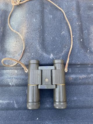 Vintage Leupold 9x25a Gold Ring Compact Binoculars Made By Leica