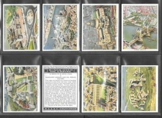 Churchman 1939 Intriguing (views) Full 48 Card Set  Wings Over The Empire