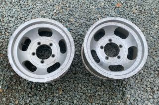 Vintage 15x7 Shelby Cal 500 Slot Mags 5 X 5 1/2 Rims