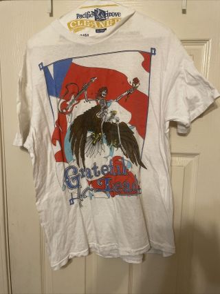 Grateful Dead Shirt Vintage Spring Tour 1987 Hanes Xl Single Stitch