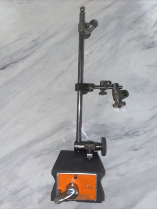 Vintage Brown & Sharpe 7743 Magnetic Base Transfer Height Stand.
